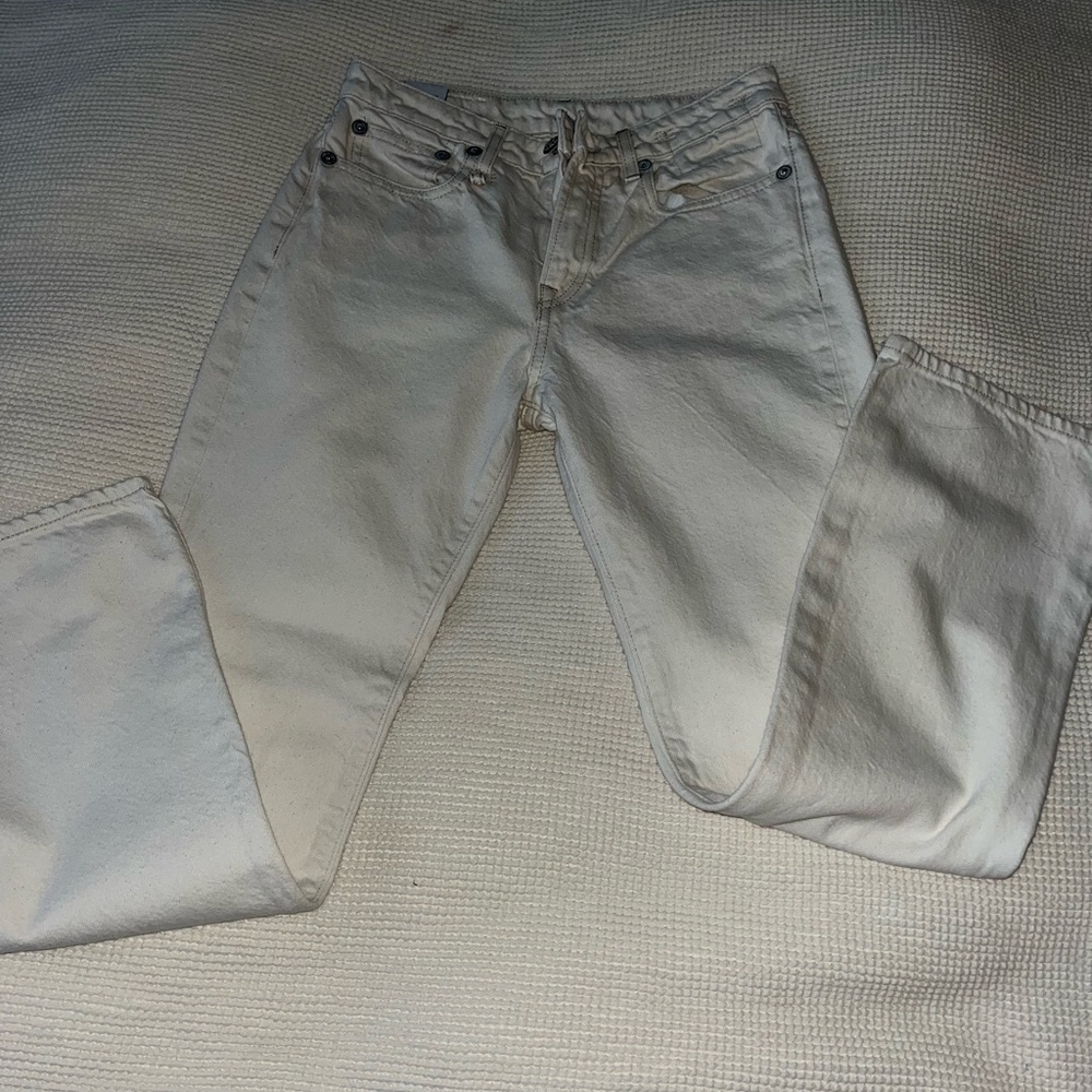 R13 beige jeans